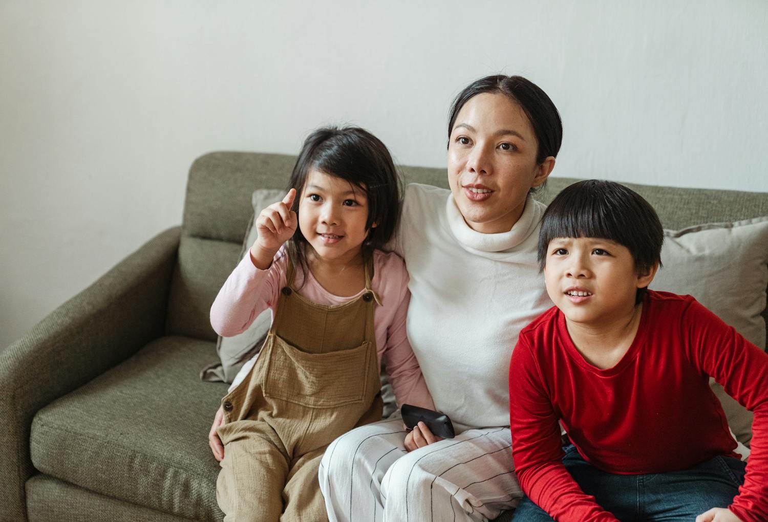 A Malaysian family feeling supported at home